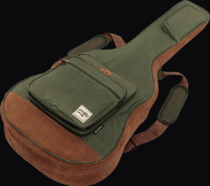 Ibanez IAB541MGN Powerpad Gig Bag For Acoustic Guitar, Moss Green