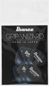 Ibanez PPA16MSGDB Grip Wizard Sand Grip Pick, Deep Blue