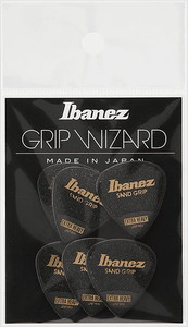 Ibanez PPA16XSGBK Grip Wizard Sand Grip Pick, Black