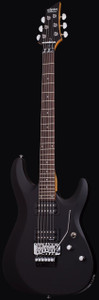 Schecter 434 C-6 FR Deluxe Guitar, Satin Black