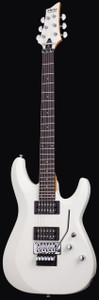 Schecter 435 C-6 FR Deluxe Guitar, Satin White