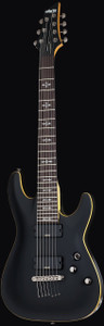 Schecter 3662 Demon-7 Guitar, Aged Black Satin
