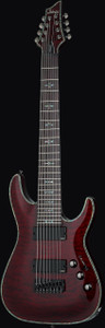 Schecter 103 Hellraiser C-8 Guitar, Black Cherry