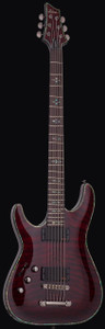Schecter 185 Hellraiser C-VI LH Guitar, Black Cherry
