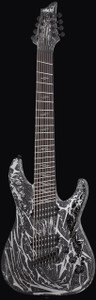 Schecter 1464 C-8 Multiscale Silver Mountain Guitar, Silver Mountain