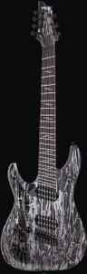 Schecter 1467 C-7 Multiscale Silver Mountain LH Guitar, Silver Mountain