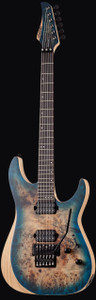 Schecter 1504 Reaper-6 FR Guitar, Satin Sky Burst