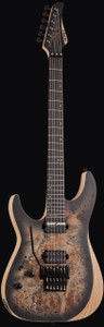 Schecter 1514 Reaper-6 FR S LH Guitar, Satin Charcoal Burst