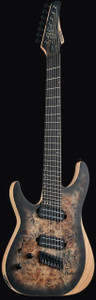 Schecter 1515 Reaper-7 Multiscale LH Guitar, Satin Charcoal Burst