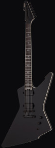 Schecter 1343 E-1 SLS Evil Twin Guitar, Satin Black