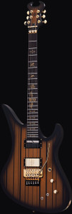 Schecter 1743 Synyster Custom-S Guitar, Satin Gold Burst