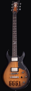Schecter 311 Zacky Vengeance ZV 6661 Guitar, Aged Natural Satin Black Burst