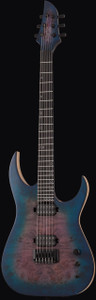 Schecter 826 Keith Merrow KM-6 MK-III Artist Guitar, Blue Crimson