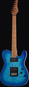 Schecter 864 PT Pro Guitar, Trans Blue Burst