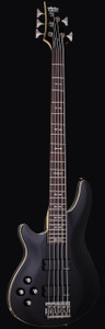 Schecter 2095 Omen-5 LH Guitar, Gloss Black