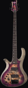 Schecter 1454 Riot-4 LH Bass Guitar, Aurora Burst