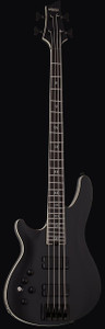 Schecter 1396 SLS Evil Twin-4 LH Guitar, Satin Black