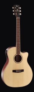 Cort GA-MEDX-OP Grand Regal Series Acoustic Guitar, Open Pore