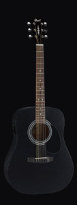 Cort AD810E-BKS Standard Series Acoustic Guitar, Black Satin