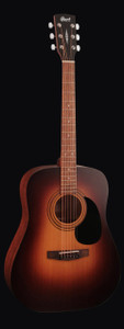 Cort AD810-SSB Standard Series Acoustic Guitar, Satin Sunburst
