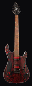 Cort KX300-EBR KX Series Electric Guitar, Etched Black Red