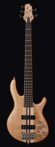 Cort A5-PLUS-FMMH-OPN Artisan Series Electric Bass Guitar, Open Pore Natural