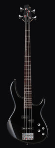 Cort ACTION-BASS-PLUS-BK Action Series Electric Bass Guitar, Black