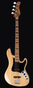 Cort GB64-JJ-NAT GB Series Electric Bass Guitar, Natural