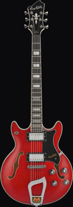 Hagstrom ALV-WCT-U Alvar Electric Guitar, Wild Cherry Transparent