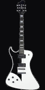 Hagstrom FANT-L-WHT-U Fantomen Left-Handed Electric Guitar, White Gloss