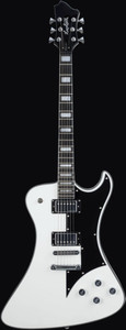 Hagstrom FANT-WHT-U Fantomen Electric Guitar, White Gloss