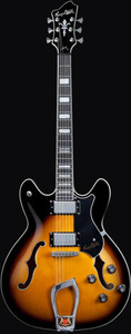 Hagstrom VIK-TSB-U Viking Electric Guitar, Tobacco Sunburst