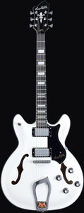 Hagstrom VIK-WHT-U Viking Electric Guitar, White Gloss