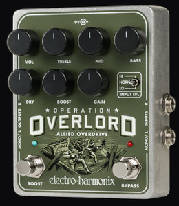 Electro Harmonix OVERLORD-U Operation Overlord Allied Overdrive Pedal