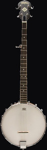 Washburn B7-A-U Americana Series Acoustic Banjo, Natural Matte
