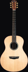 Washburn BTS24S-D-U Bella Tono Series Acoustic Guitar, Gloss Natural