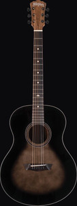 Washburn BTS9CH-D-U Bella Tono Series Acoustic Guitar, Gloss Charcoal Burst