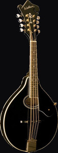 Washburn M1SDLB-A-U Americana Series "A" Style Mandolin, Black