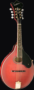 Washburn M1SDLTR-A-U Americana Series "A" Style Mandolin, Trans Red