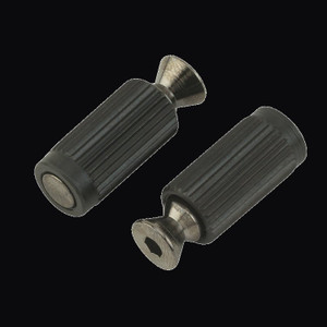 Floyd Rose 1000 Series Black Nickel Bridge Mounting Studs and Inserts (Set of 2) - FR1BMMSBN
