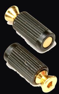 Floyd Rose 1000 Series Gold Bridge Mounting Studs and Inserts (Set of 2) - FR1BMMSG