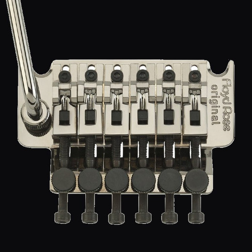 Floyd Rose 6-String Original Black Nickel Tremolo System (Lefty) - FRT500L