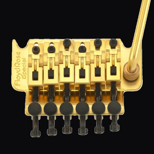 Floyd Rose 6-String Special Satin Gold Tremolo System - FRTS3000S