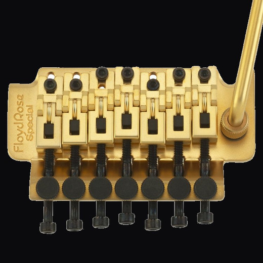 Floyd Rose 7-String Special Satin Gold Tremolo System - FRTSSS3000S