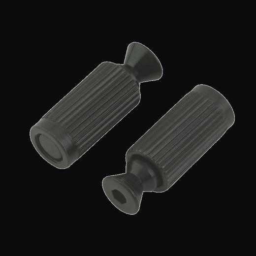 Floyd Rose Original Black Bridge Mounting Studs and Inserts (Set of 2) - FRBMMSIBP