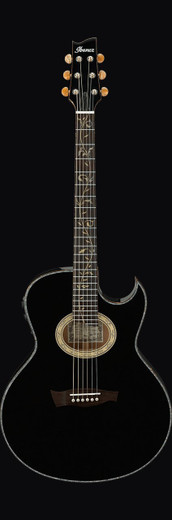 Ibanez EP10BP EP Signature Series Acoustic Guitar, Black Pearl High Gloss