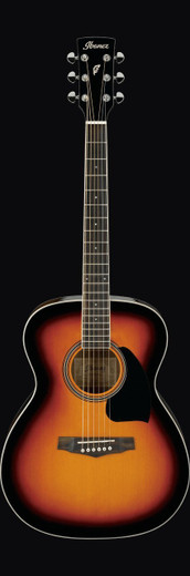 Ibanez PC15VS PF Series Acoustic Guitar, Vintage Sunburst High Gloss
