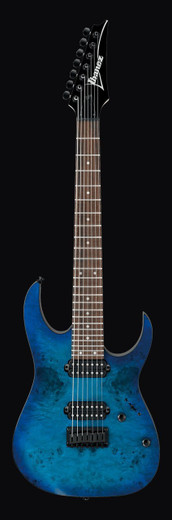 Ibanez RG7421PBSBF RG Series Electric Guitar, Sapphire Blue Flat