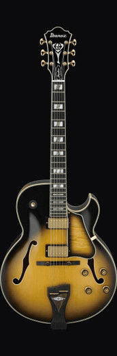 Ibanez LGB300VYS GB Signature Series Hollow Body Electric Guitar, Vintage Yellow Sunburst