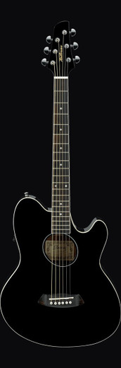 Ibanez TCY10EBK Talman Series Acoustic Guitar, Black High Gloss